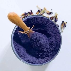 ผงดอกอัญชันรูปผีเสื้อสีสันสดใสแบบแช่แห้งอย่างดีคุณภาพติดทนนาน - Product Image 6