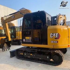 Mini-excavatrice sur chenilles d'occasion CAT307E2, 7 tonnes, godet de 0,33 m³, marque japonaise d'origine, petite excavatrice de chantier, faible nombre d'heures, certifiée CE - Product Image 2
