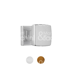 BOUTON CARRÉ AVEC ROSE Mod. PSQ5554 Taille 50x50mm - Product Image 1