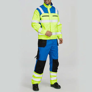 Uniforme de travail personnalisé de haute qualité pour hommes, poches à outils, combinaison de soudage, uniforme de travail de mécanicien d'atelier - Product Image 3