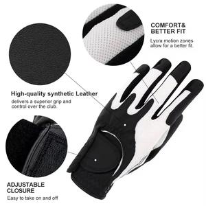 Gants de golf en cuir Cabretta de haute qualité pour hommes meilleurs gants de golf internationaux standard personnalisables durables pour une utilisation en salle de sport - Product Image 2