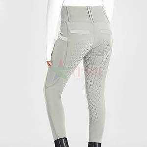 Leggings de Equitación para Mujer con Logotipo Personalizado, Fabricación OEM, Impermeables, Resistentes al Viento, Spandex/Poliéster, Suministro al por Mayor, Jodhpur y Breeches - Product Image 2