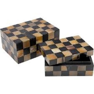Caja de joyería de lujo con cuerno de Búfalo, caja de regalo de pulsera pulida de la mejor calidad, lujo del producto GM Impex - Product Image 3