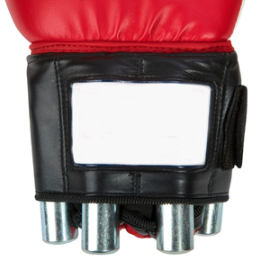 Fabricant OEM personnalisé imprimé léger 8oz 12oz 14oz en cuir véritable MMA Gants de boxe de haute qualité à lacets - Product Image 6