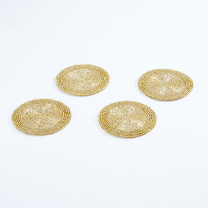 Posavasos de vidrio con cuentas: diseños personalizados impermeables para ocasiones especiales y cócteles - Product Image 2