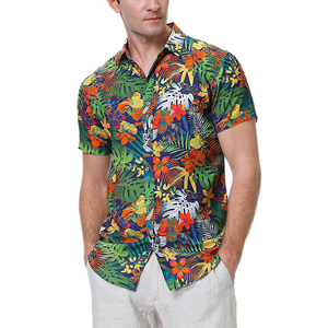 Custom Beach <b>Shirt</b> Supplier in Pakistan offering <b>floral</b> vacation wear with OEM support and MOQ for international clothing buyers - Product Image 5