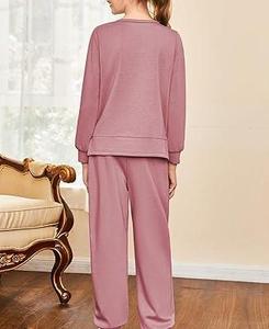 Conjuntos de Ropa Deportiva Casual de Invierno para Niños al por Mayor, Conjuntos de Sudadera con Cuello Redondo, Chándales de Algodón, Nuevo Diseño de Traje Deportivo para Niños - Product Image 2