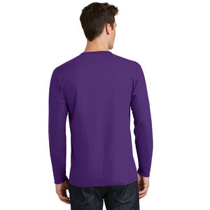 T-shirt à manches longues pour homme, best-seller, tissu respirant, logo personnalisé et options de couleurs disponibles, parfait pour la vente en gros et au détail - Product Image 2