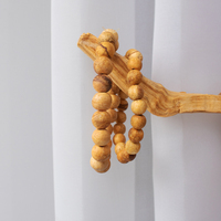 Pulsera de Cuentas de Madera de Palo Santo Sostenible, Estilo Bohemio, Unisex, Hecha en Perú, Regalo Perfecto