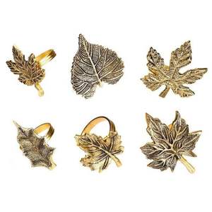 Élégant rond de serviette en métal antique fait à la main nouveau design par le fabricant et l'exportateur pour les mariages et les tables - Product Image 2