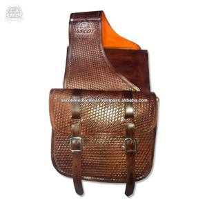 Bolsa de sillín de piel inglesa con tamaño de logotipo personalizado al por mayor, herramientas de tallado a mano de piel auténtica en negro, marrón y tostado - Product Image 4