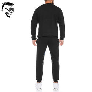 2024 nueva llegada al por mayor personalizado 100% algodón polar hombres chándal de talla grande deportes chándal ropa deportiva traje disponible a granel - Product Image 3