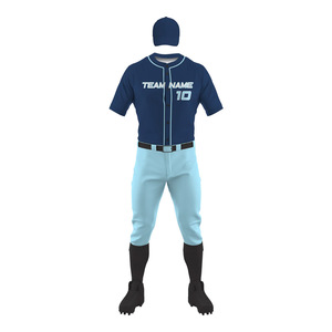 Wholesale Men Baseball Uniforms Custom Logo Team Jersey And <b>Pants</b> Breathable <b>Mesh</b> Fabric Sportswear Factory 2025 - Product Image 5