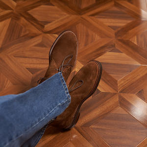 Botas de desierto de gamuza hechas a mano para hombre, talla extra grande, con tacón bajo para uso profesional, venta al por mayor - Product Image 3