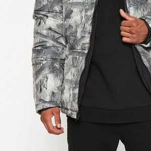 Chaqueta acolchada de invierno con cuello levantado para hombre 2024, chaqueta gruesa y cálida a prueba de viento para exteriores, servicio OEM ODM, superventas - Product Image 6