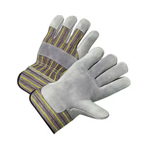 NOUVEAU Logo personnalisé Vente en gros Gants de travail en cuir de sécurité générale respirants et résistants aux chocs pour hommes avec logo - Product Image 6