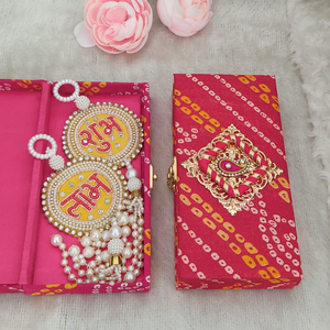 Rajasthani bandhej Navratri Hamper Personalized Diwali Gift Boxes for Employees and Corporates Shubh Labh Blessings Gift