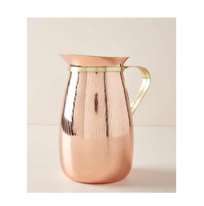 เหยือกน้ำทองแดงออกแบบได้ตามที่ต้องการเครื่องใช้ในครัวสำหรับงานแต่งงานเหยือกโลหะ - Product Image 1