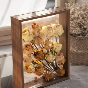 กรอบรูปแบบลอยทำจากแก้วสองด้าน3D งานตามสั่งสำหรับการแสดงดอกไม้อัด - Product Image 6