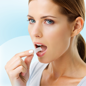 Bandes orales de mélatonine Popit au goût de menthe, dissolution rapide, soutien nocturne avec des ingrédients naturels - Product Image 3