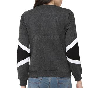 Sweat-shirts pour femmes en polyester/coton tricoté, fabriqués au Pakistan, avec logo personnalisé imprimé sur le devant, pour l'hiver. - Product Image 5