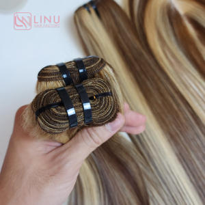 Extensions de cheveux vierges Remy du Vietnam vente de cheveux droits droits/os couleurs de surbrillance cheveux humains de haute qualité - Product Image 5