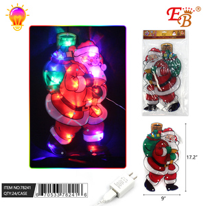 17,5 \ "LED Santa Claus Decoración navideña con luz 24PCS/CS Decoraciones navideñas - Product Image 1
