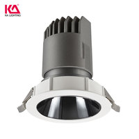 Spot LED encastré COB 15W à faible éblouissement, design modulaire Letgo, montage DIY, Ra90, découpe 75mm, pour hôtel, villa, magasin, éclairage domestique