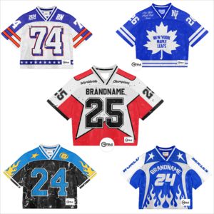 OEM al por mayor recortada Boxy Jersey camiseta para hombres baloncesto y fútbol deportes verano gran tamaño malla impresa manga corta - Product Image 5