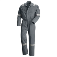 Overol Ignífugo 100% Algodón, Resistente al Fuego, Altamente Reflectante, Impermeable, Transpirable, con Fusión Sin Costuras, Uniformes de Trabajo OEM