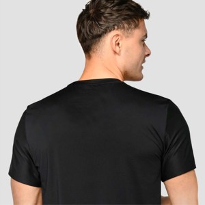 T-shirt en nylon spandex de haute qualité pour hommes avec tissu extensible et technologie d'évacuation de l'humidité pour un confort ultime - Product Image 4