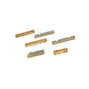 Durable Brass Neutral Link Electrical Connector for Panel <b>Boards</b>, Switchgear, and Industrial Equipment - Product Image 3