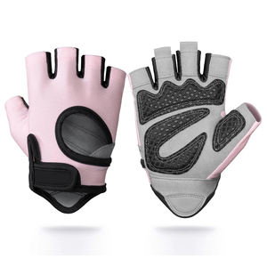 Gants d'entraînement sans doigts avec support pour le poignet, logo personnalisé, musculation, fitness, haltérophilie, gants de sport unisexes - Product Image 5