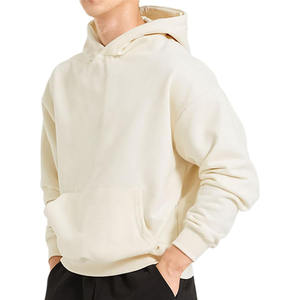 Venta al por mayor Plain Mens Streetwear Sudaderas con capucha Logotipo personalizado Peso pesado Algodón Oversized Mens Drop Should HOODIE - Product Image 4