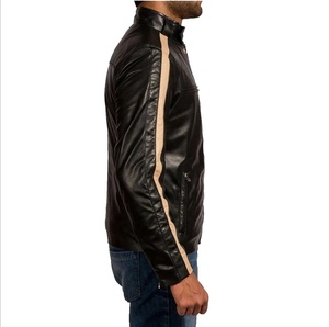 Chaqueta Safari de Cuero Genuino para Hombre, de Alta Calidad, Personalizada, para Invierno, con Forro de Piel de Oveja, Impermeable, Tallas Grandes, Cierre de Cremallera, Hecha en Pakistán - Product Image 4