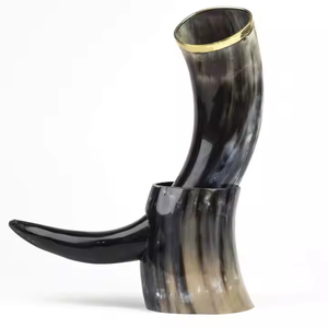Corne à boire la plus précieuse 100% authentique Corne de vache/boeuf la plus pure le choix du barman Corne à boire Viking Drinkware Barware Supply - Product Image 6