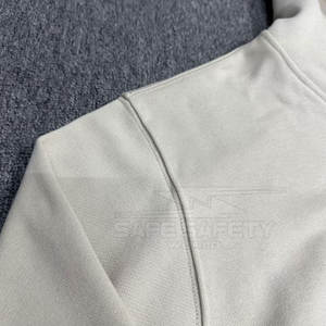 เสื้อฮู้ดพิมพ์ลายพัฟสีพื้นสำหรับฤดูหนาวกำหนดเองได้ - Product Image 4