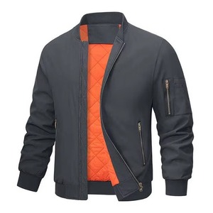 Blouson bombardier en polyester 100% pour hommes imprimé sur mesure nouveau style de rue veste d'hiver légère et respirante - Product Image 2