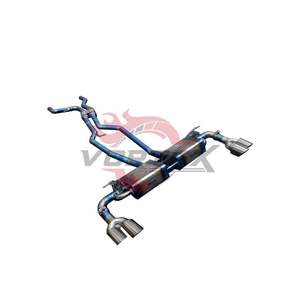 Système d'échappement Catback en alliage de titane de qualité 5 Vortex pour Cayenne 958 958.2 3.0T 3.6 4.8 4.8T Ti à soupapes Catback Installation facile - Product Image 6