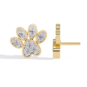 Igi GIA ต่างหูเพชรที่ผ่านการรับรอง HPHT CVD ห้องปฏิบัติการปลูกเพชร14K 18K ทองคำแท้4พันต่างหู - Product Image 6