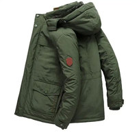 Nouvelle Parka Longue Capuche Homme Sur Mesure, Robuste et Épaisse, Tissu Haute Qualité, Idéale Extérieur, Affaires, Ski, Randonnée