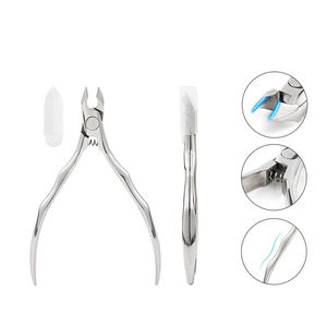 Juego de manicura profesional de alta calidad con recortador de cutículas de 5mm Pinza de uñas encarnada de acero inoxidable para el cuidado de las uñas Uso de los dedos - Product Image 2