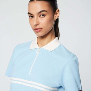 เสื้อโปโลผู้หญิงอินเทรนด์-เสื้อครอปสวมใส่สบายและระบายอากาศเหมาะสำหรับฤดูร้อนและชุดลำลอง - Product Image 4