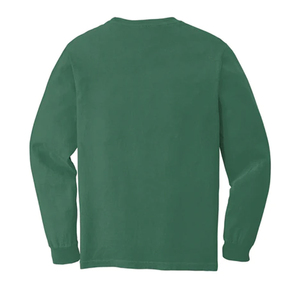 Camiseta de manga larga de Jersey de algodón 100% personalizada de fábrica unisex de gran tamaño con función de secado rápido y logotipo serigrafiado - Product Image 6