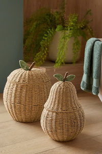 Aesthetic Lovely Accent Ideal Addition to Kid Room Give Living-space Organization a Charming Vibe Seagrass Paper <b>Basket</b> - Product Image 5