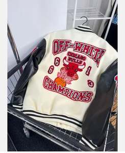 Veste de baseball pour homme MianDi, nouveau style, veste universitaire, col montant, imperméable, tendance de la mode, manteaux en toile, vente en gros - Product Image 2