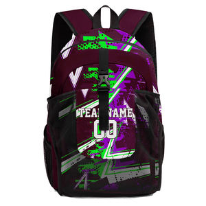 Mochila de Sublimación Personalizada para Equipos, Venta al por Mayor de Fábrica, Bolsa Deportiva, de Viaje, Escolar, con Impresión de Logotipo a Todo Color, Letras, Lujosa y Duradera - Product Image 1