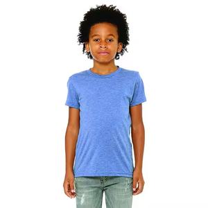 T-shirts en coton pour enfants avec logo personnalisé ajusté pour bébés fabricant de t-shirts vierges en coton pour enfants garçons - Product Image 2