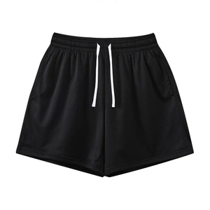 Custom Men's Running Basketball Jogger Blank Elastic Waist Mesh Shorts Athletic Streetwear Sports Nets Double <b>Layer</b> Mesh Shorts - Product Image 2