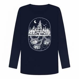 Novedades, Sudaderas Casuales Azules con Logotipo Personalizado para Mujer, Sudaderas Cálidas de Invierno, Estilo Urbano, Ecológicas - Product Image 1